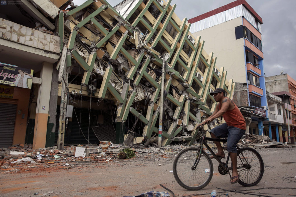 El terremoto de Ecuador tuvo intensidades de 8 y 9 en escala europea