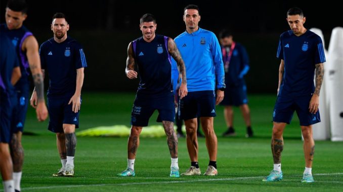 De Paul y Di María disponibles frente a Croacia