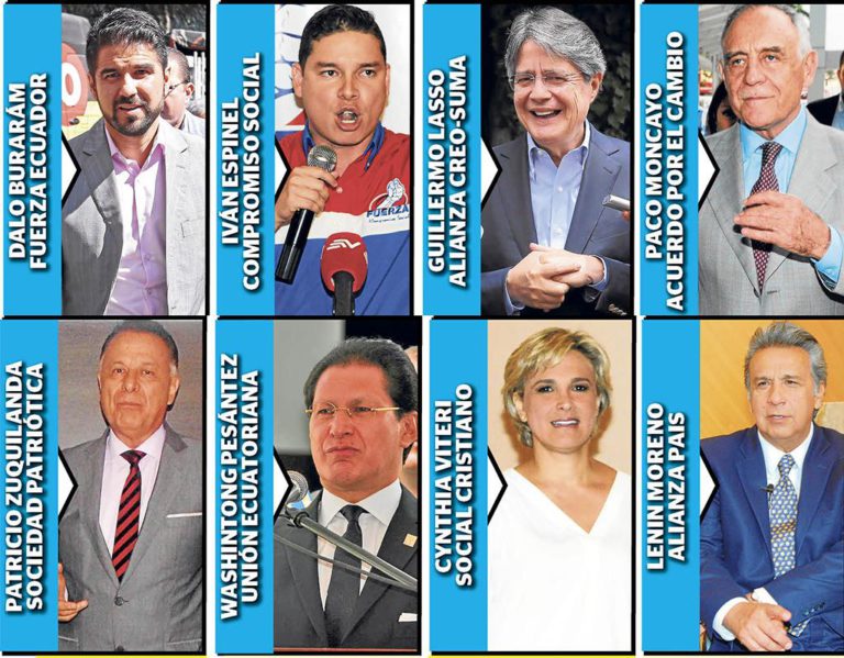 Debate de candidatos a presidencia de Ecuador entre ofertas, ataques y