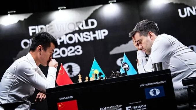 Ian Nepomniachtchi x Ding Liren - FIDE World Championship 2023 - Partida 6  