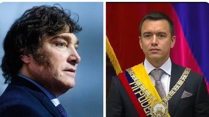 Daniel Noboa irá a la posesión de Javier Milei | La República EC