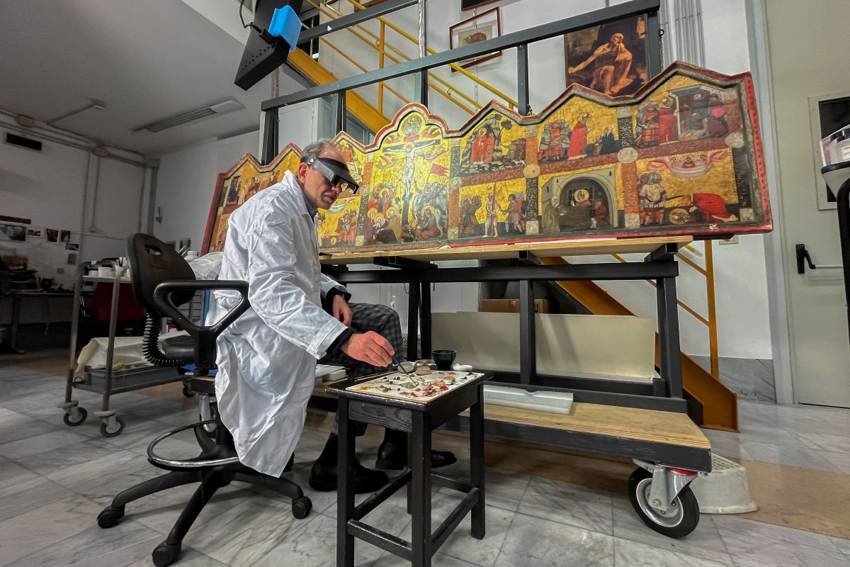 El Laboratorio Para Restaurar Obras De Arte Del Vaticano Cumple Un Siglo