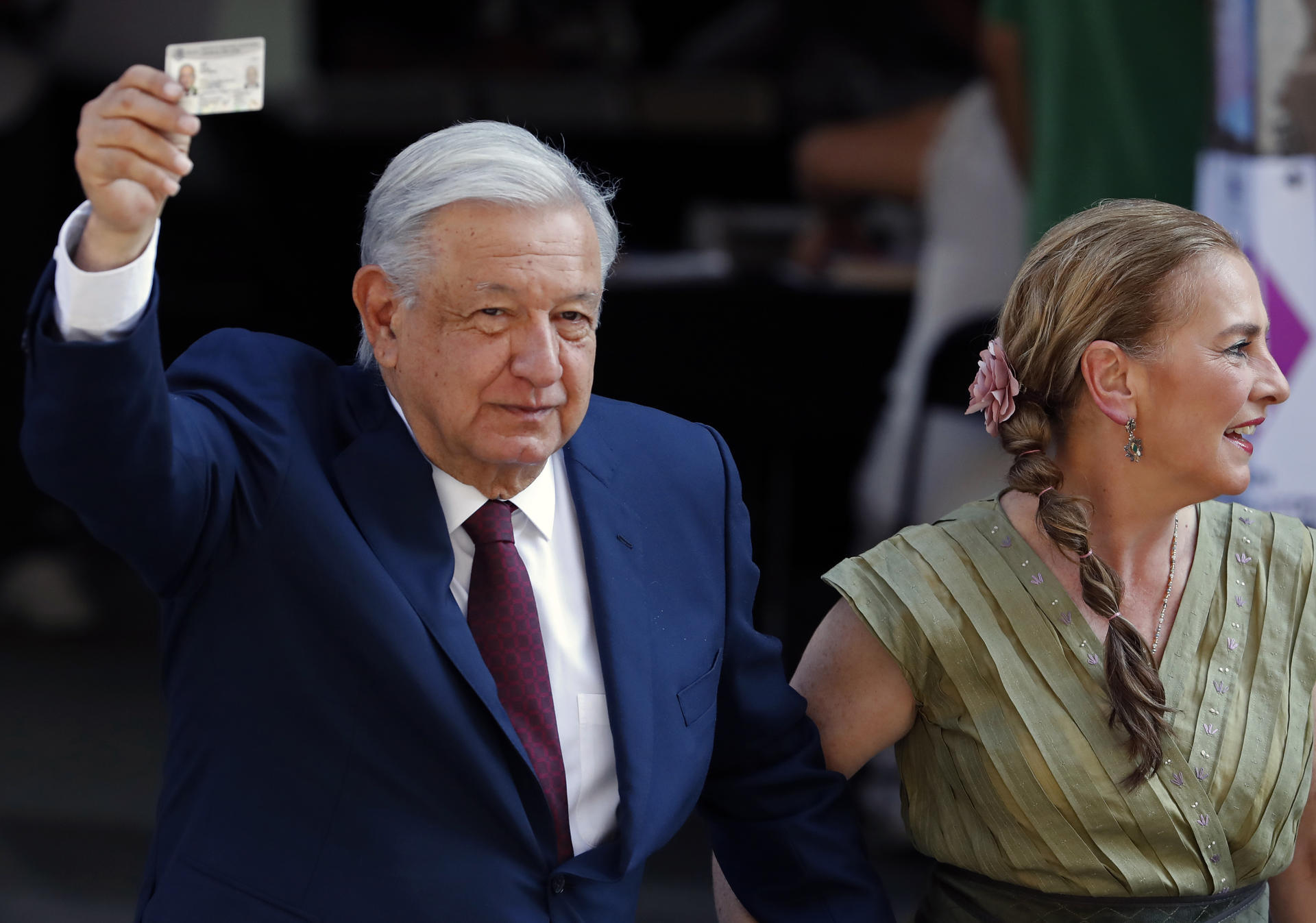 “Cheer up!” says López Obrador after voting in Mexico
 – 2024-06-08 11:48:16