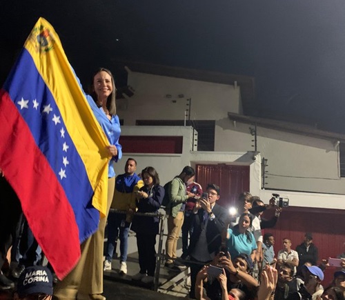 Maria Corina Machado thanks Ecuador again
 – 2024-08-07 04:52:59