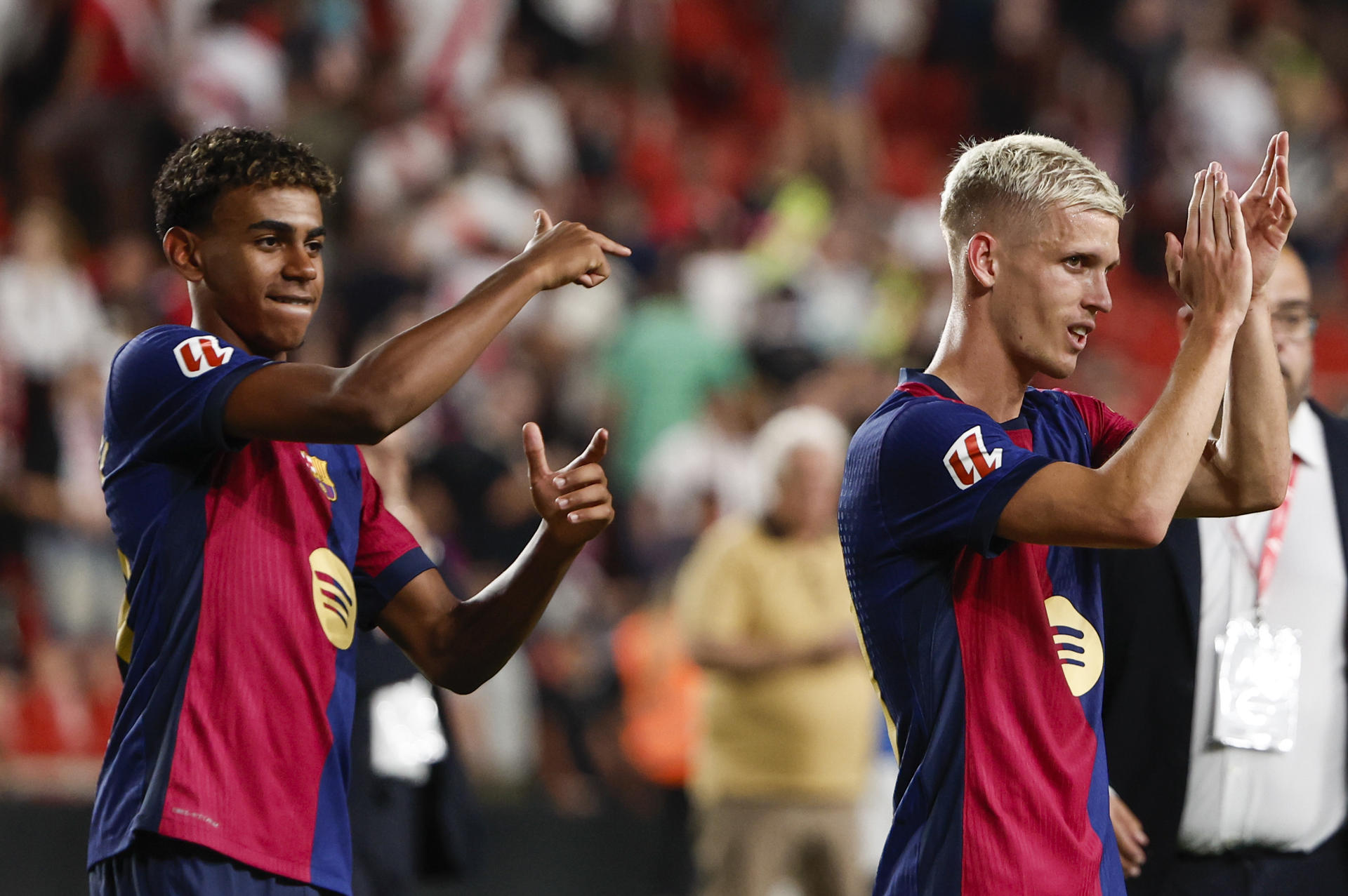 Dani Olmo, cuarto debut con gol en el Barcelona en la última década