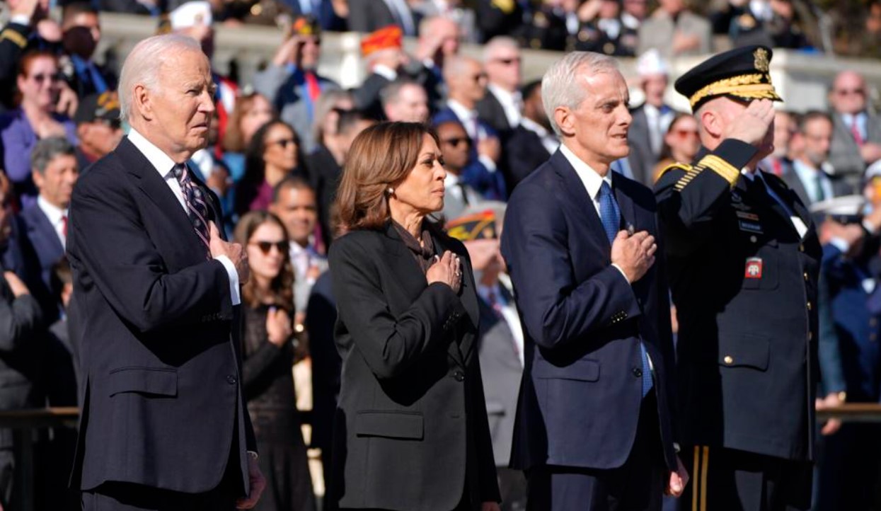 Joe Biden and Kamala Harris reappear in public
 –