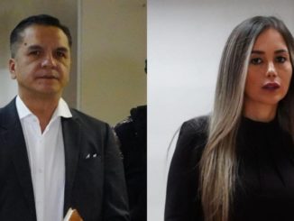 Wilman Terán y Maribel Barreno fueron presidente y vocal del Consejo de la Judicatura, respectivamente. Imagen extraída de Ecuavisa.